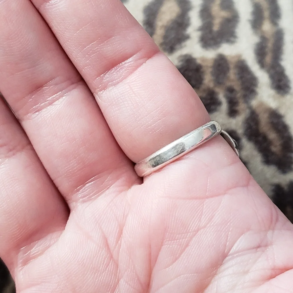 Sold - Vintage Navajo Turquoise Ring M. CHEE - Picture 2 of 3